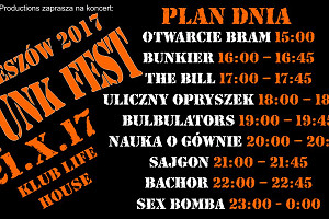 Znamy rozpiskę czasową Punk Festu w Rzeszowie!