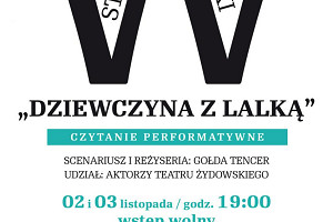 „Dziewczynka z lalką” Wygodzkiego - czytanie performatywne w Teatrze Żydowskim