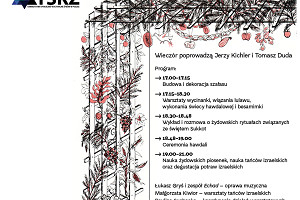 Spotkanie w sukka - święto szałasów w Muzeum Etnograficznym