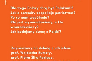 Dlaczego potrzebujemy wspólnoty? DEBATA - Teatr Polski w Poznaniu