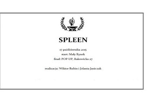 Slam poetycki w trakcie projektu teatralnego „Spleen”