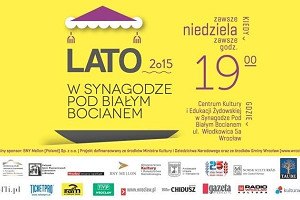 Koncert festiwalowy Lata w Synagodze Pod Białym Bocianem