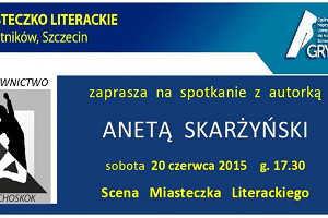 Występ Anety Skarżyński w Miasteczku Literackim w Szczecinie