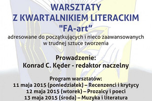 Warsztaty z kwartalnikiem literackim „FA-art”