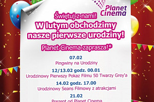 Planet Cinema świętuje pierwsze urodziny!