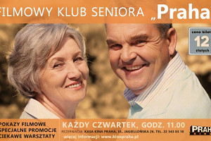 Filmowy Klub Seniora "Praha" - pierwsze spotkanie już 3 kwietnia!