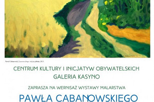 Paweł Cabanowski w Pałacyku Kasyno