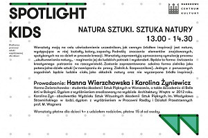 SPOTLIGHT KIDS w Muzeum Sztuki Nowoczesnej