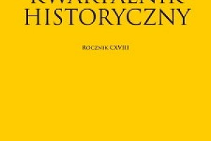 Kwartalnik Historyczny nr 2 (2011) już w sprzedaży