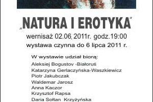 Natura i erotyka-zaproszenie na wernisaż