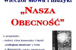 Wieczór Słowa i Muzyki - „Nasza obecność”